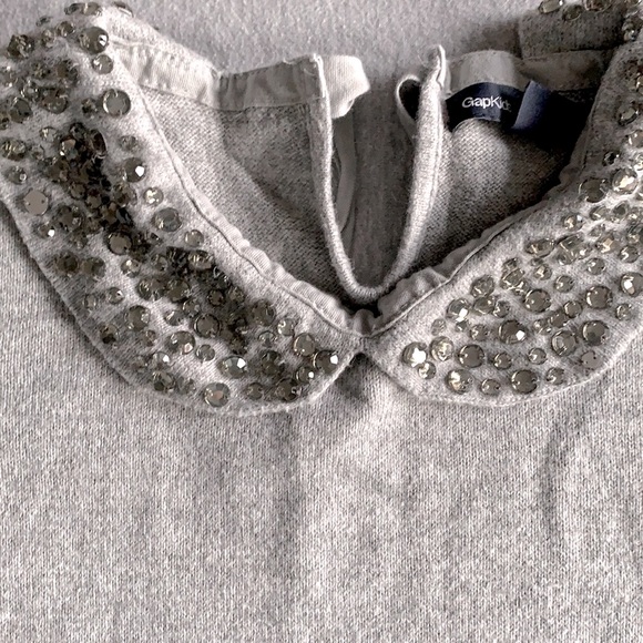 Gap Peter Pan Sparkle Collar Sweater Size Medium 8 - Picture 2 of 5